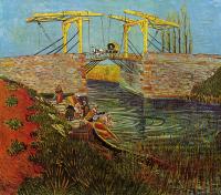 Gogh, Vincent van - The Langlois Bridge at Arles with Women Washing